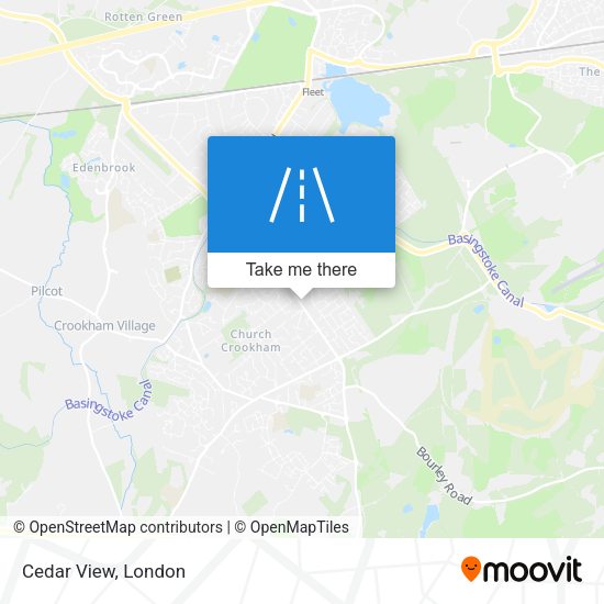 Cedar View map