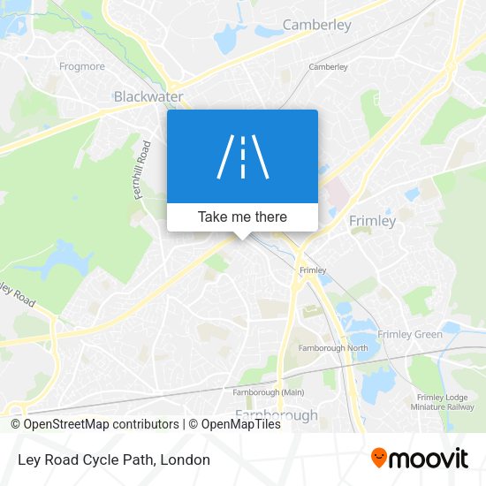 Ley Road Cycle Path map