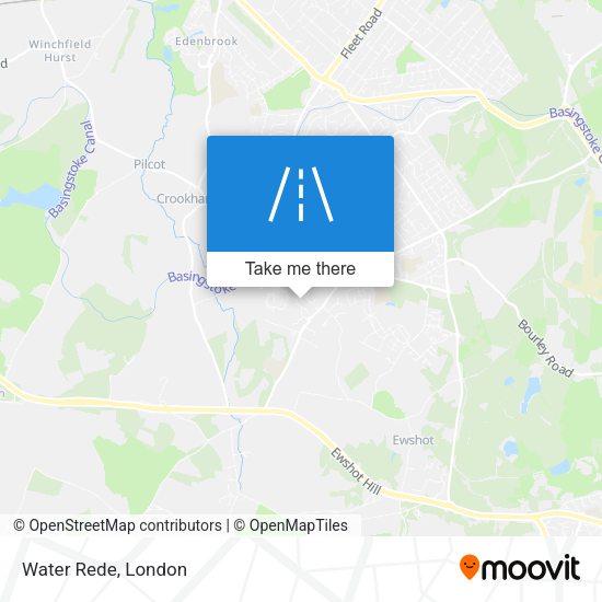 Water Rede map