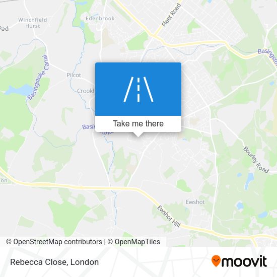 Rebecca Close map