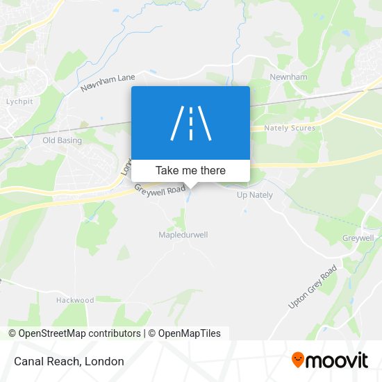 Canal Reach map