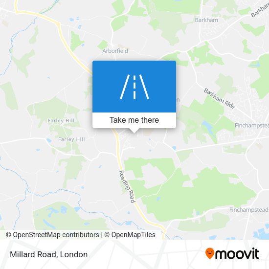 Millard Road map