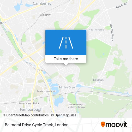 Balmoral Drive Cycle Track map