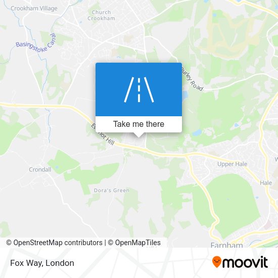 Fox Way map