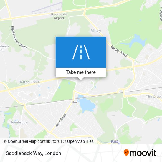 Saddleback Way map