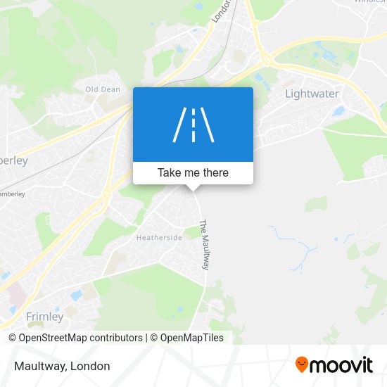 Maultway map