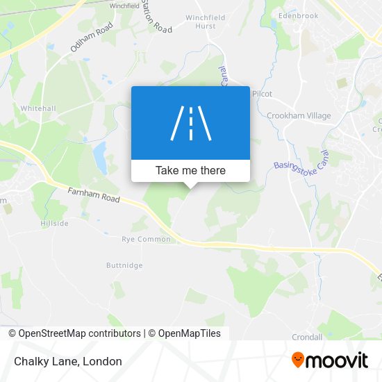 Chalky Lane map