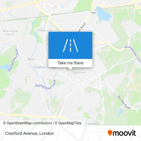 Cranford Avenue map