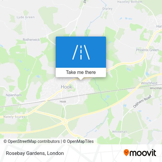 Rosebay Gardens map