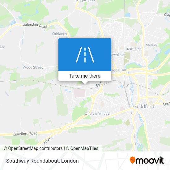Southway Roundabout map