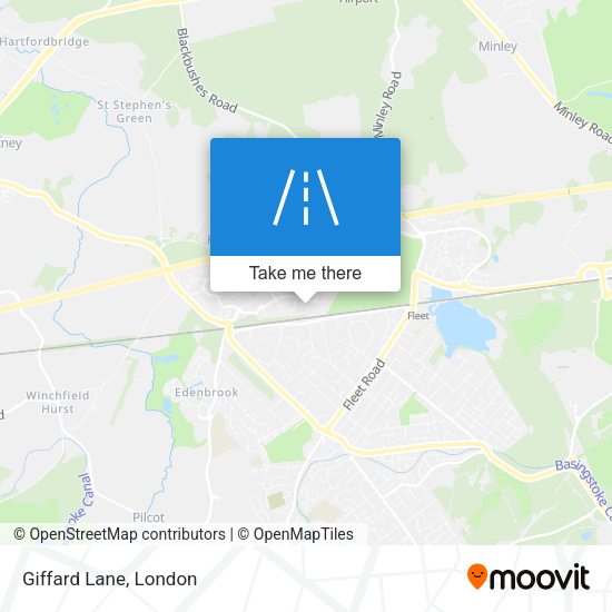 Giffard Lane map
