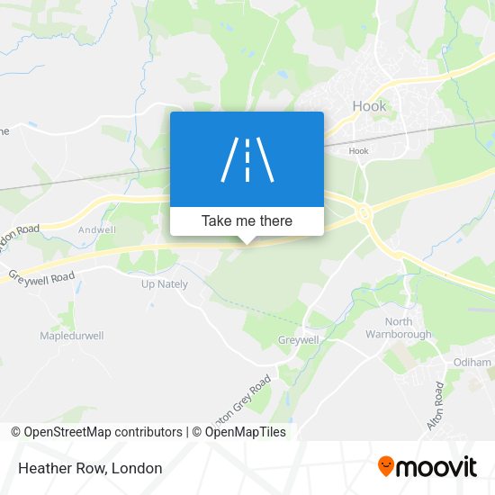 Heather Row map