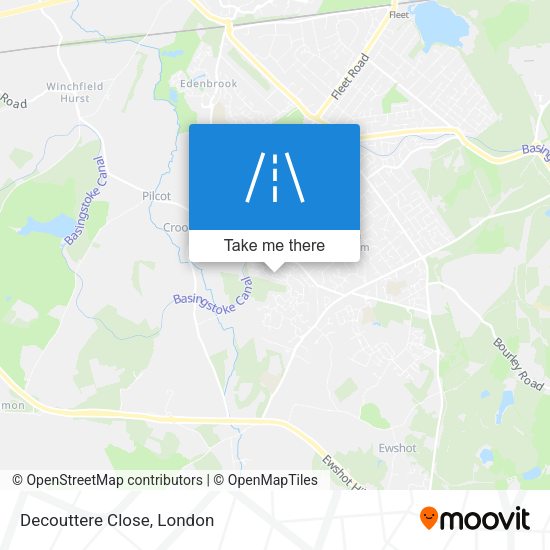 Decouttere Close map