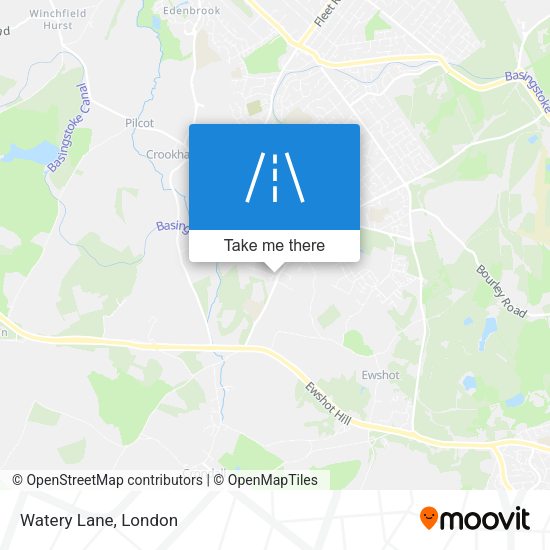 Watery Lane map