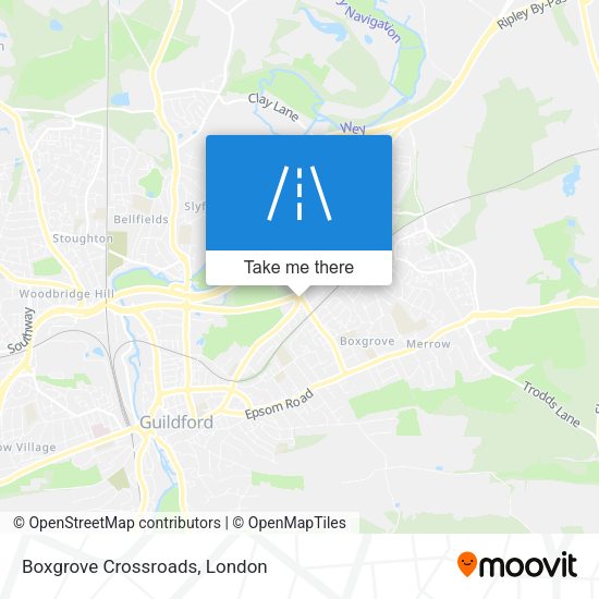Boxgrove Crossroads map