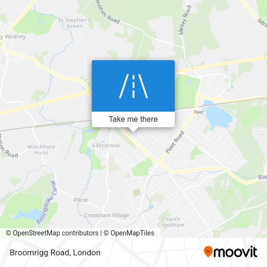 Broomrigg Road map