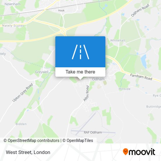 West Street map