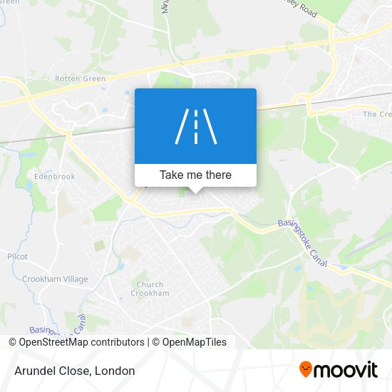 Arundel Close map