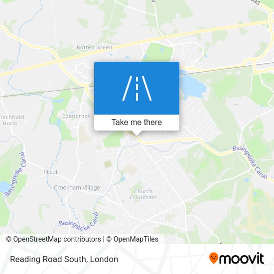 Reading Road South map