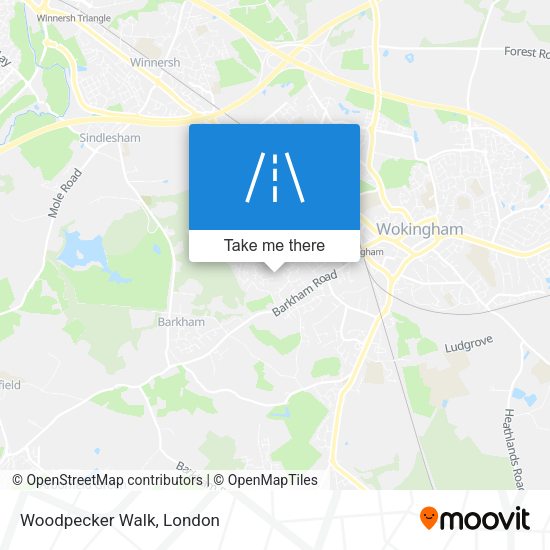 Woodpecker Walk map