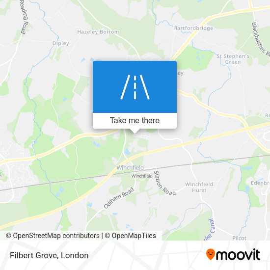 Filbert Grove map