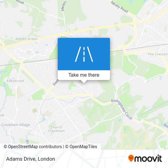 Adams Drive map
