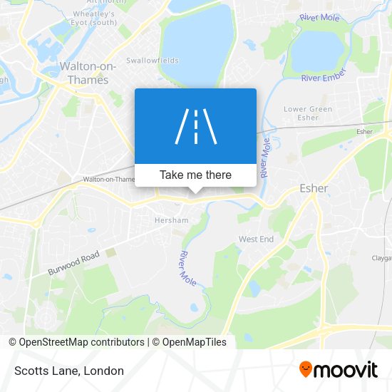Scotts Lane map