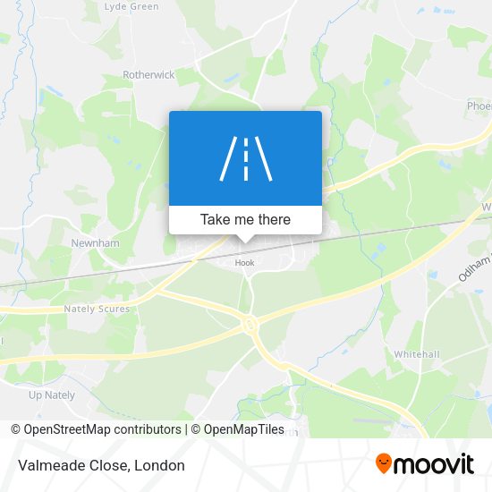 Valmeade Close map