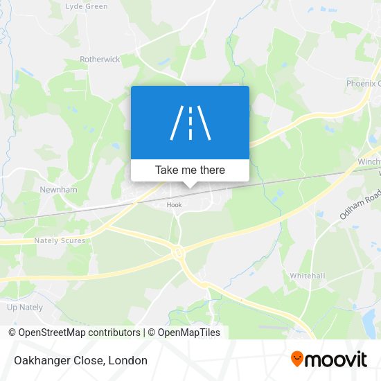 Oakhanger Close map