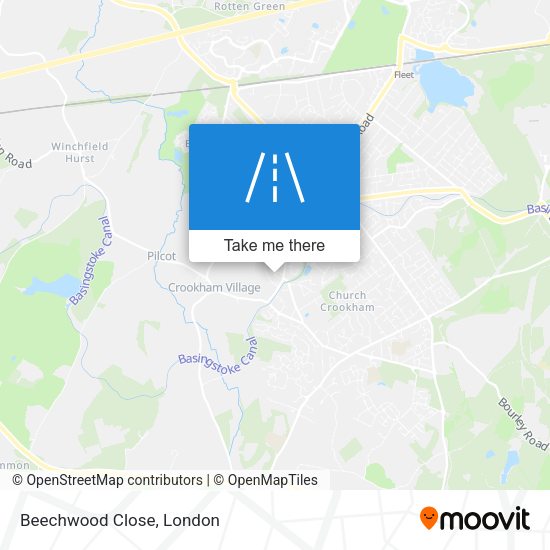 Beechwood Close map