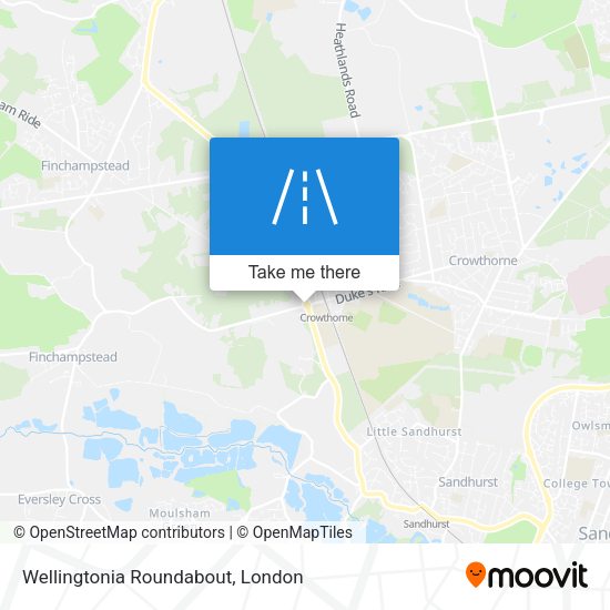 Wellingtonia Roundabout map