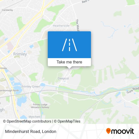 Mindenhurst Road map