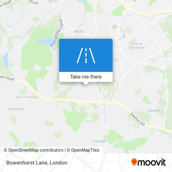 Bowenhurst Lane map