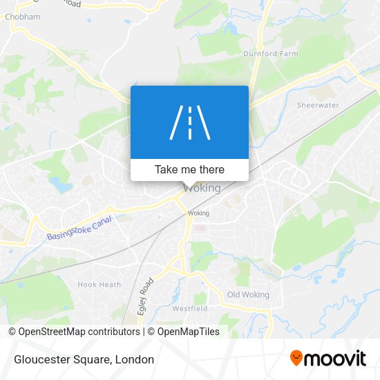 Gloucester Square map