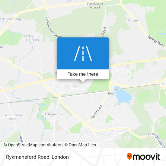 Rykmansford Road map