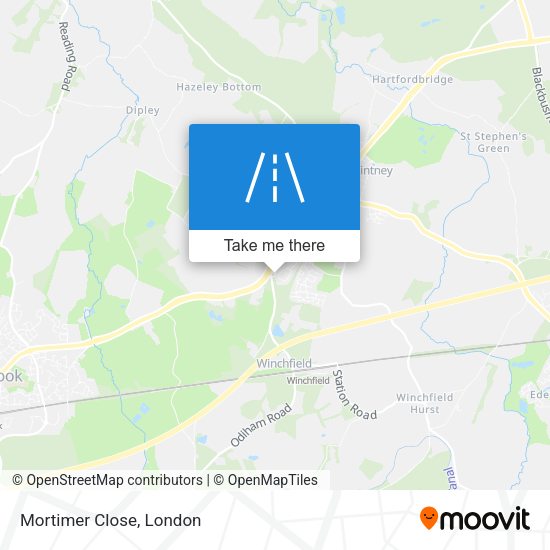 Mortimer Close map