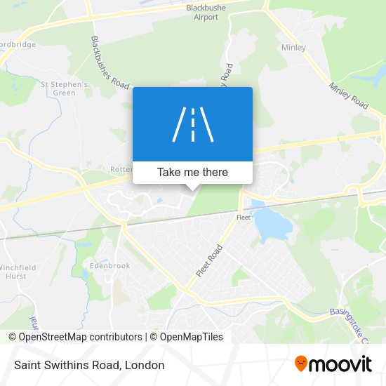 Saint Swithins Road map