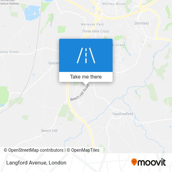 Langford Avenue map