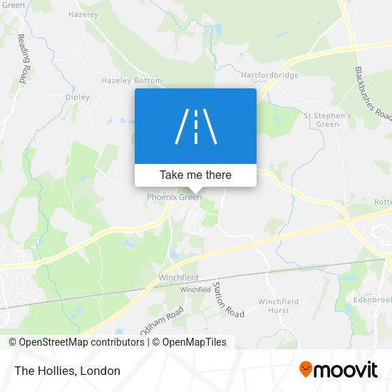 The Hollies map