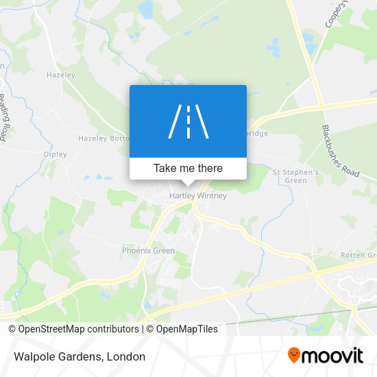Walpole Gardens map