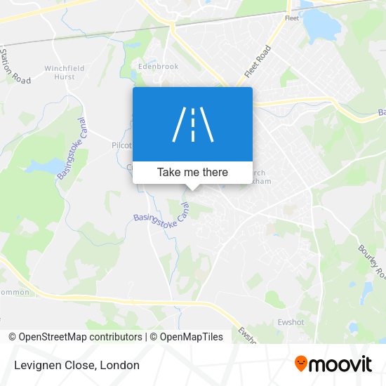 Levignen Close map