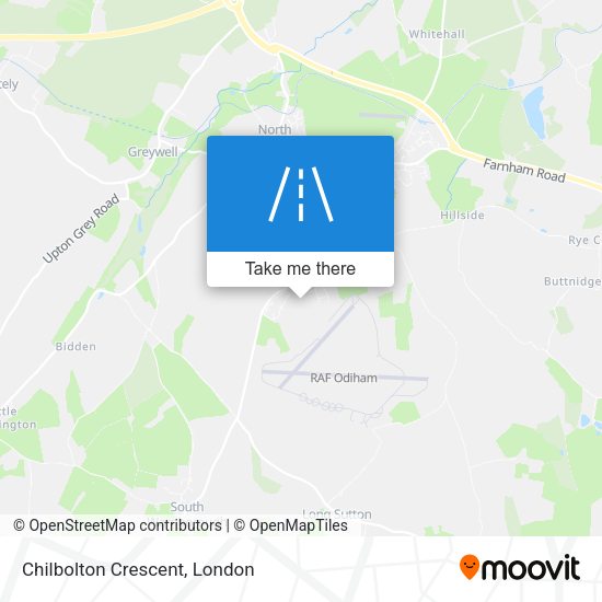 Chilbolton Crescent map