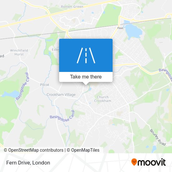 Fern Drive map