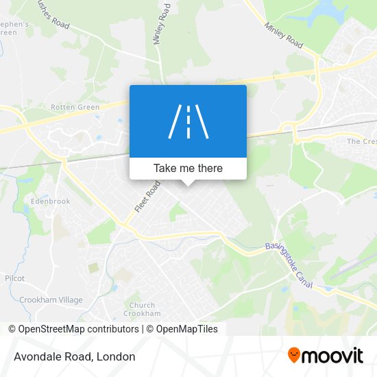 Avondale Road map