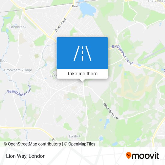 Lion Way map