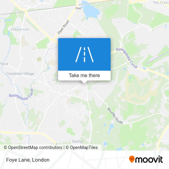 Foye Lane map