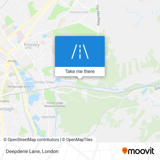 Deepdene Lane map