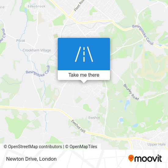 Newton Drive map