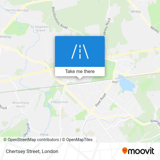 Chertsey Street map