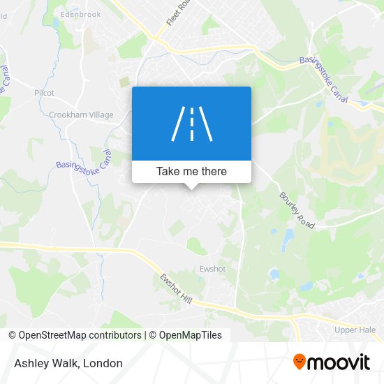 Ashley Walk map